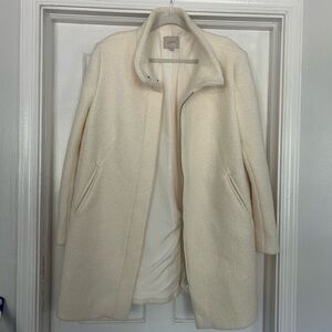 LOFT Women's Ivory Teddy Jacket